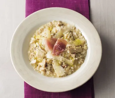 『ポルチーニと大麦のパルミジャーノリゾット』2