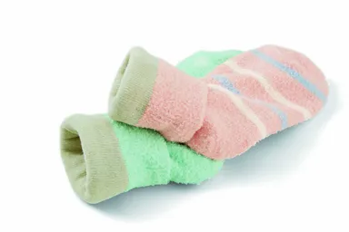 内側シルク混モールソックス・2足組