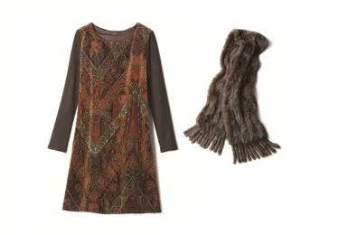 ワンピース＆ストール