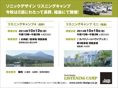 ソニックデザイン リスニングキャンプ4／ミニ