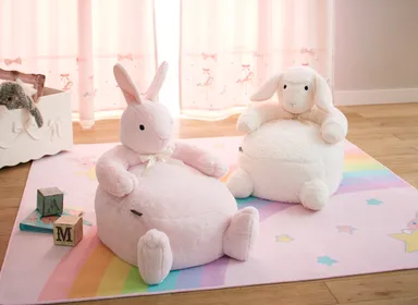 アニマルミニスツール／ラグマット