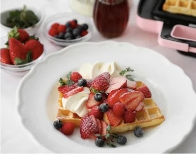 メニュー例：ワッフル