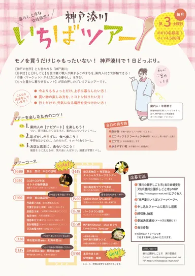 神戸湊川いちばツアー チラシ
