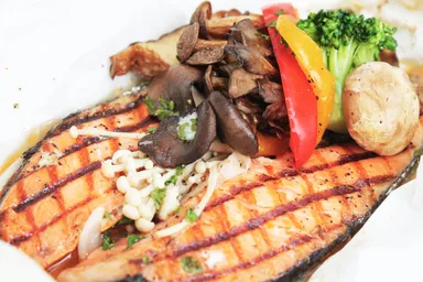 サーモンのホイル焼き