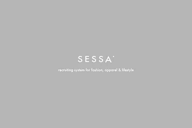 SESSA. ロゴ グレー