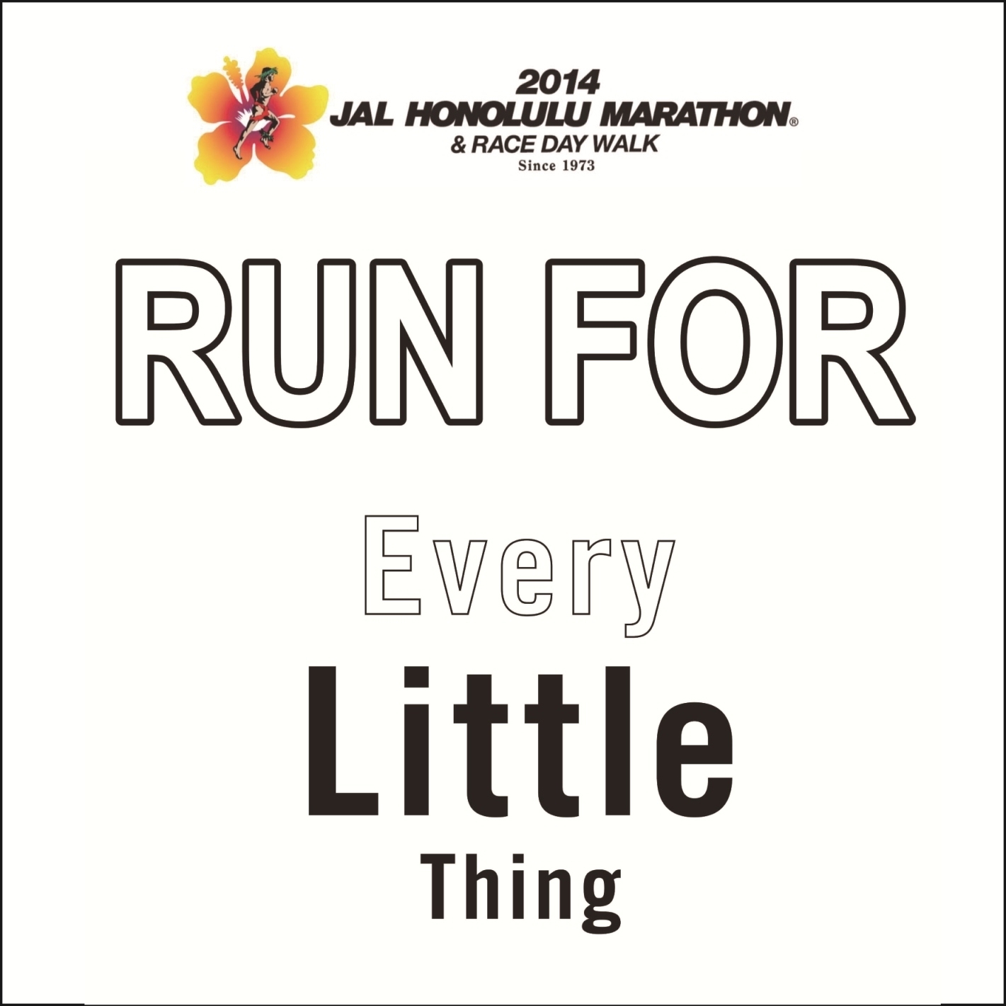 Jalホノルルマラソン14 オフィシャルテーマソングevery Little Thing Run For 9月24日より各サイトにて配信スタート Jalホノルルマラソン広報事務局のプレスリリース
