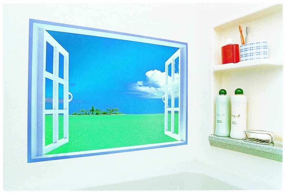 お風呂に絶景を出現させるポスター 水温で色を変化させるシャワーヘッド セシールがバスタイムを楽しむ アイデアグッズを新発売 株式会社ディノス セシールのプレスリリース