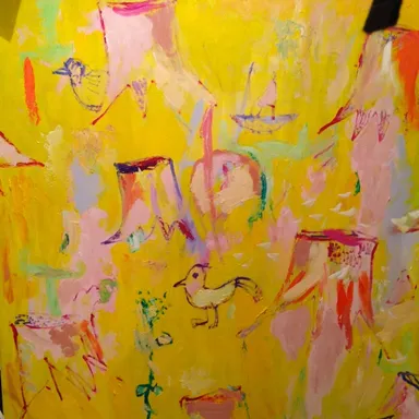 黄色の日だまり