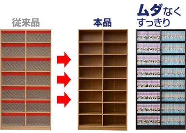 ムダなくすっきり