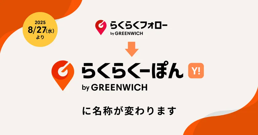 「らくらくーぽん Yahoo!ショッピング版」に名称変更