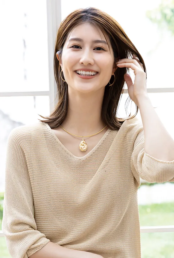 ルーミン Metal drop モデル装着