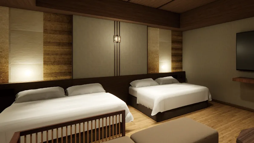 ロイヤルスイート:寝室