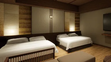 ロイヤルスイート：寝室