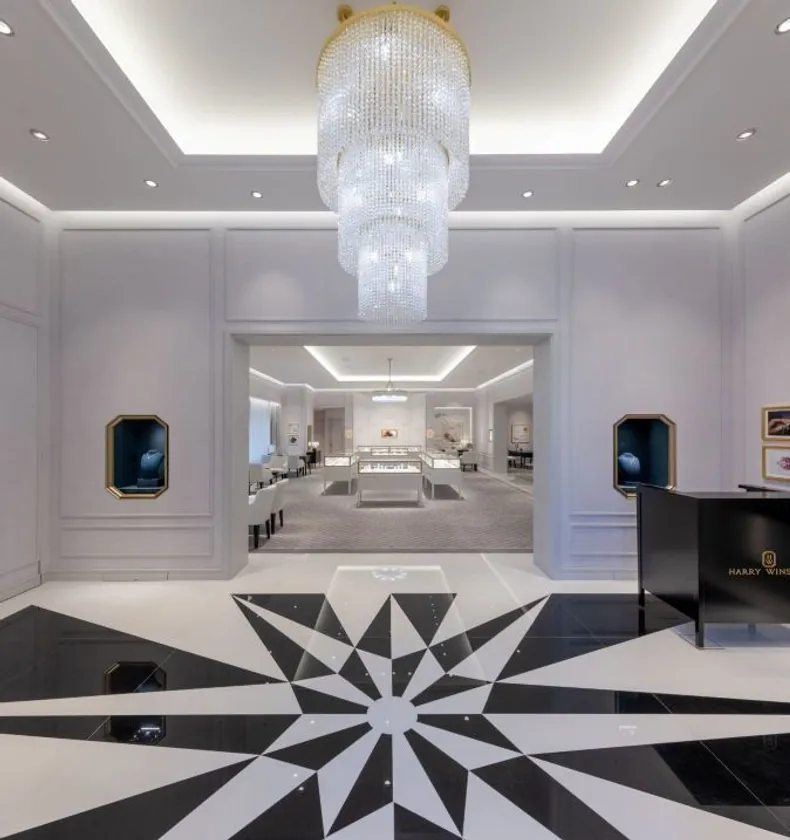ハリー・ウィンストン銀座店1階エントランス
