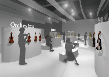 「2014楽器フェア」ヤマハブースのイメージ