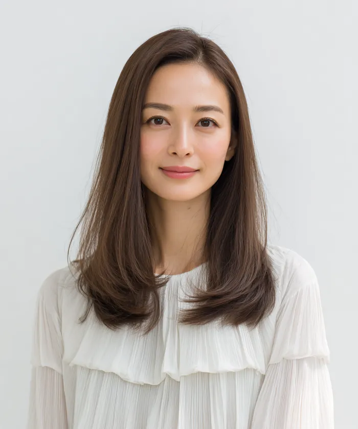 ナチュラルストレートモデル