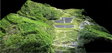 UL-X1により取得した鮮明なカラー点群