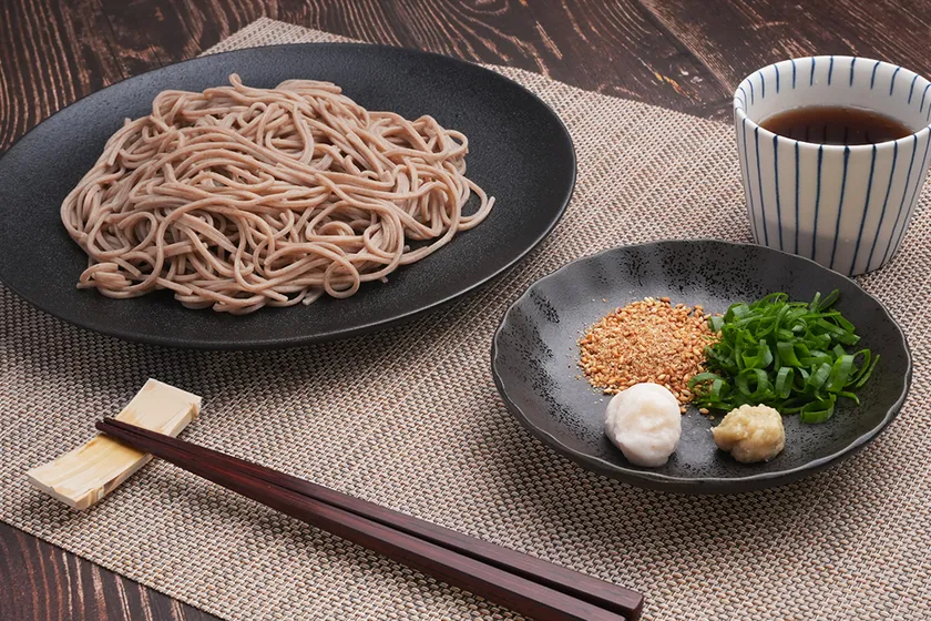 蕎麦に添える薬味として
