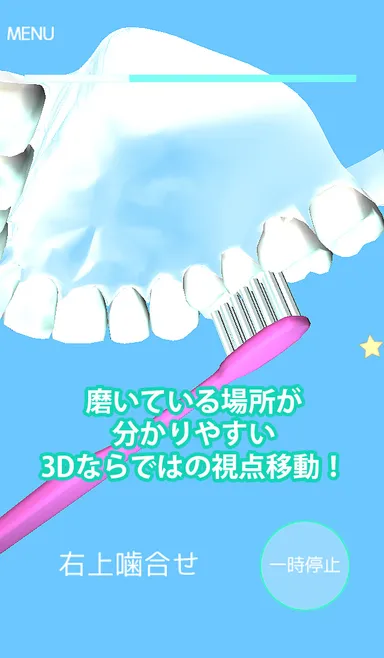 磨き方がよく分かる