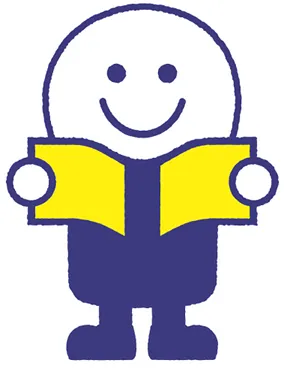 おなじみの「よむよむ君」