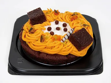 かぼちゃとチョコのハロウィンタルト