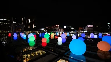 フォトジェニックなライトアップ