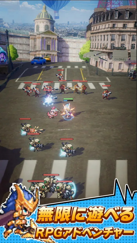 ドット異世界 プレイ画面