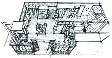 WEDDING BOX Brides and guests　イメージパース