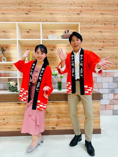 中テレ祭り2025アンバサダー　小野紗由利、石井佑弥(福島中央テレビアナウンサー)