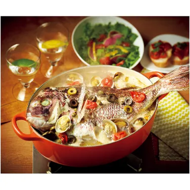 ダニエルさんの真鯛のアクアパッツァ