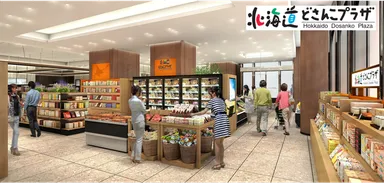 北海道どさんこプラザフロアイメージ