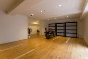室内バイク置場
