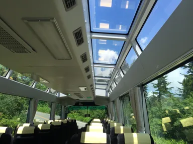 E～SORA立山パノラマバス車窓からの景色