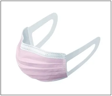 ベビーピンクのマスクカップ部