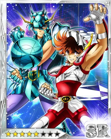 聖闘士星矢 アルティメットウォーズ [SR] 流星と昇龍 星矢＆紫龍