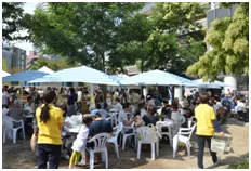 「太陽のマルシェ」会場の様子