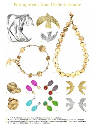 Pick up items from Cecile ＆ Jeanne