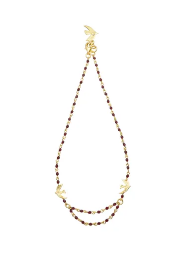 コロンブネックレス レッド(各 19,800円 税抜)