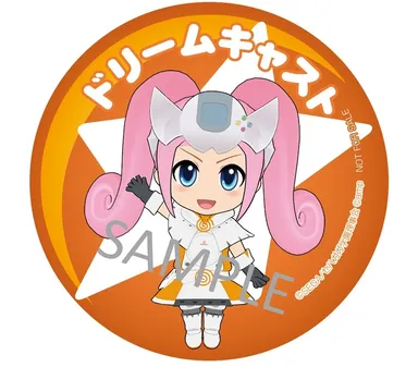 特典缶バッチ　ドリキャスSDver.