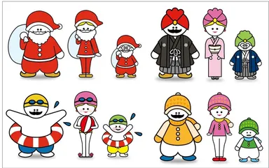 季節ごとに装いを変え、様々な場面に登場します