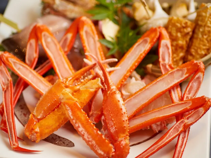 香住ガニの焼きガニ