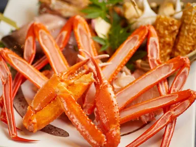 香住ガニの焼きガニ