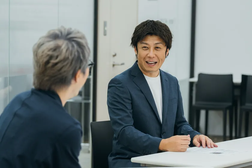 松下モータース 松下社長と田村淳 対面インタビュー写真(3)