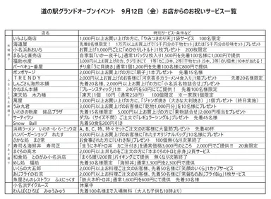 お祝いサービス一覧
