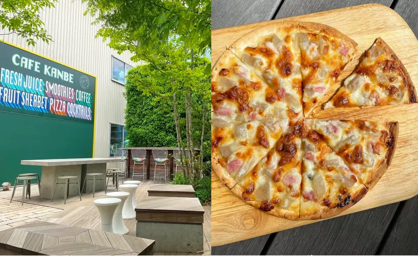 CAFE KANBE/和梨のピッツァ