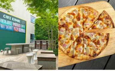 CAFE KANBE／和梨のピッツァ