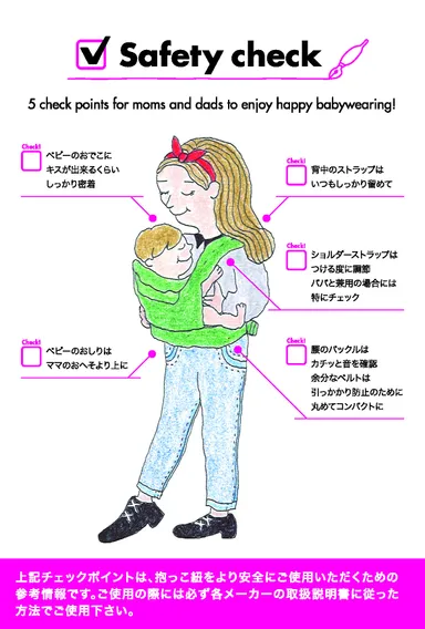 抱っこひもセーフティーチェックカード