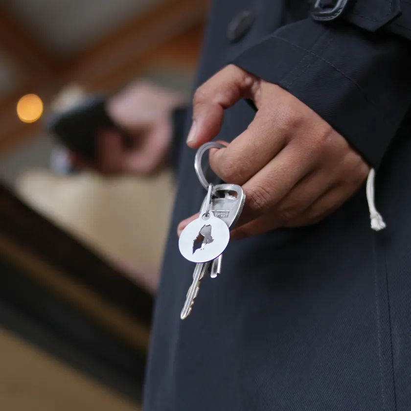 大人の品格はキーリングであがる