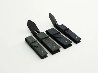 新色ツイードブルー、ツイードカーキのペンポーチ