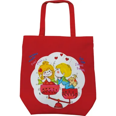 カラートートバッグ　テンビン